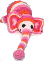 Elefant (pink/rød)